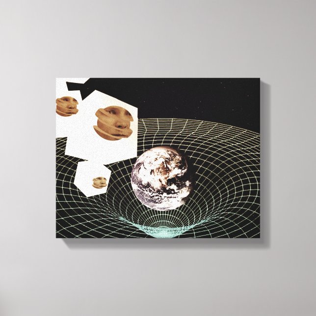 Impressão Em Tela Transição para outra dimensão (Frente)