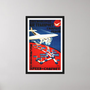 Impressão Em Tela Transporte aéreo Czechoslovak