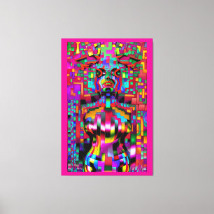 Impressão Em Tela Trapeado em uma Falha de Teleportal - Ken Gage Art