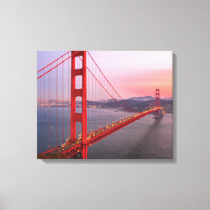 Impressão Em Tela travesseiro decorativo da ponte ouro