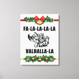 Impressão Em Tela Travesseiro decorativo de Natal Valhalla