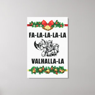 Impressão Em Tela Travesseiro decorativo de Natal Valhalla