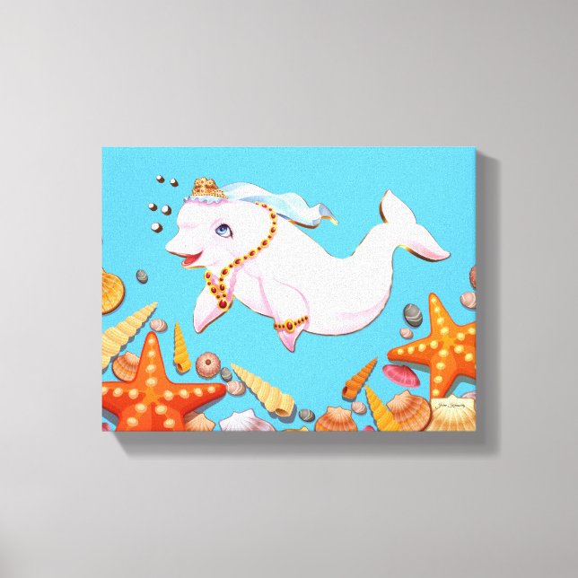 Impressão Em Tela Treasures Imprimidos Do Mar De Telas Esticadas (Frente)