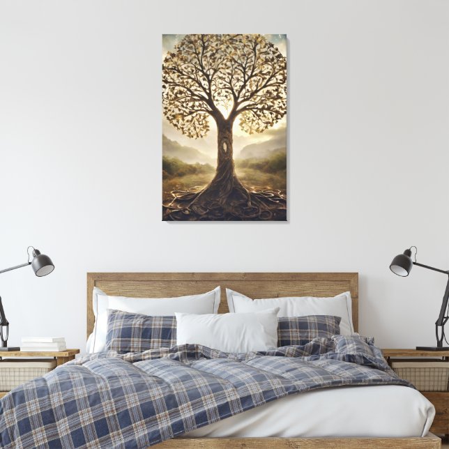 Impressão Em Tela Tree of Life (Insitu(Quarto))