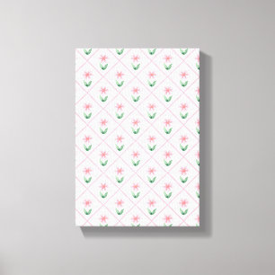 Impressão Em Tela Trellis floral elegante grandmillenial