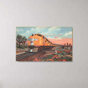 Impressão Em Tela Trem pacífico da união, cidade de L.A.