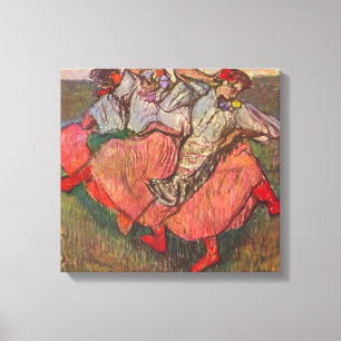 Impressão Em Tela Três Dançarinas Russas por Edgar Degas