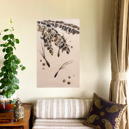 Impressão Em Tela Três Peixes Pequenos