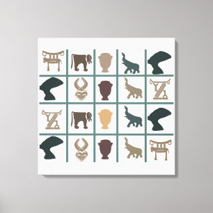 Impressão Em Tela tribal africano