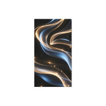 Trilhas de luz abstratas se movem lentamente em on