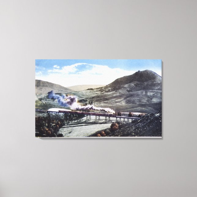 Impressão Em Tela Trilho limitado, Curva de ferradura (Frente)