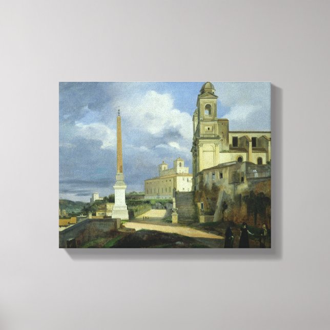 Impressão Em Tela Trinita dei Monti e o Villa Medici (Frente)