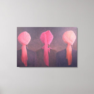 Impressão Em Tela Triptych do turbante