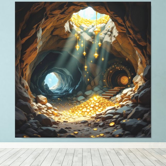 Impressão Em Tela Triptychon (Insitu(piso de madeira))