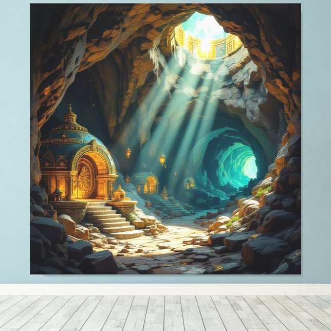 Impressão Em Tela Triptychon (Insitu(piso de madeira))