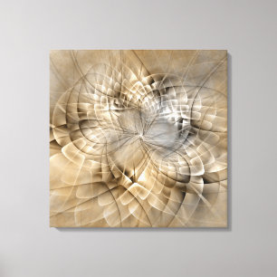 Impressão Em Tela Triptys de Arte Fractal Moderna Abstrato da Terra