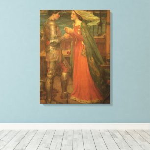 Impressão Em Tela Tristan e Isolda por John William Waterhouse