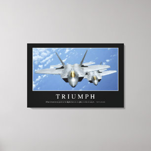 Impressão Em Tela Triumph:: Citações inspiradas 2