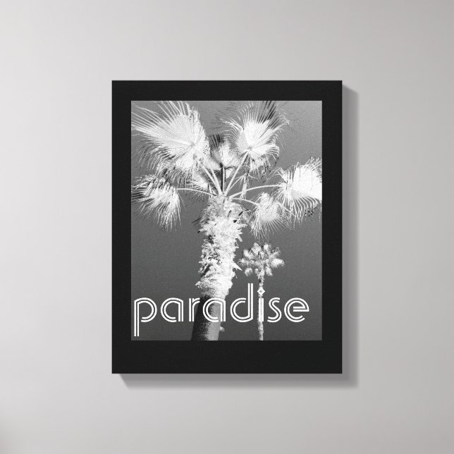 Impressão Em Tela tropismo estendido foto de palmeira de arte na par (Frente)