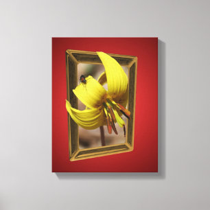 Impressão Em Tela Trout Lily Flower Out Of Bounds