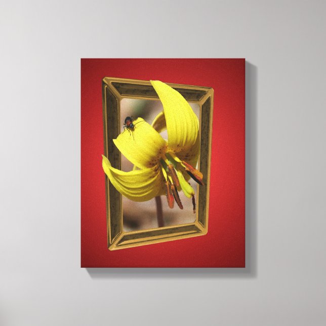 Impressão Em Tela Trout Lily Flower Out Of Bounds (Frente)