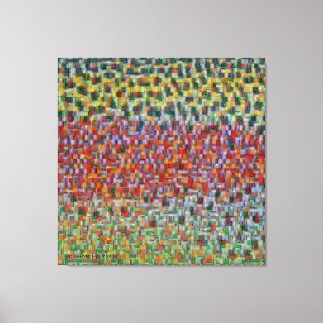 Impressão Em Tela Trout Skin Montage - Arco-Íris (Frente)