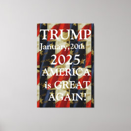 IMPRESSÃO EM TELA TRUMP 2025