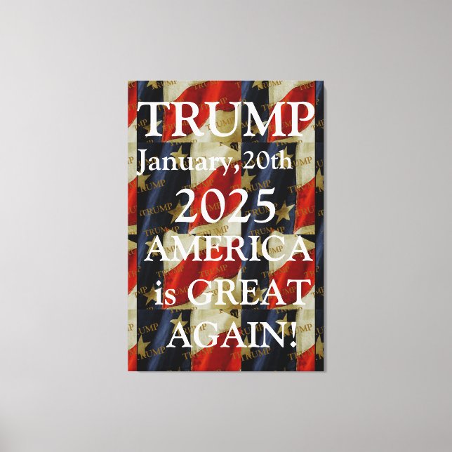 IMPRESSÃO EM TELA TRUMP 2025 (Frente)