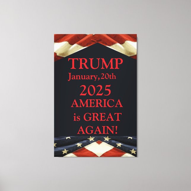 IMPRESSÃO EM TELA TRUMP 2025 (Frente)