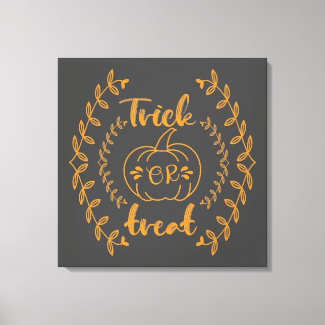 Impressão Em Tela Truque ou tratamento no quadro das plantas (Frente)