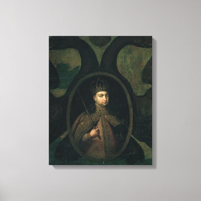 Impressão Em Tela Tsarevna Sophia Alexeevna, 1680 (Frente)