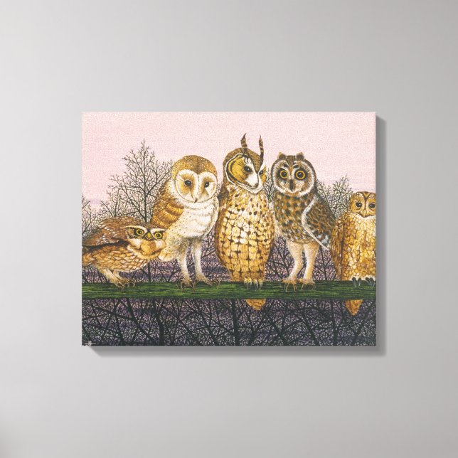 Impressão Em Tela Tu-whit (Frente)