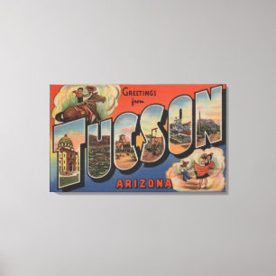 Impressão Em Tela Tucson, arizona - grandes cenas da letra