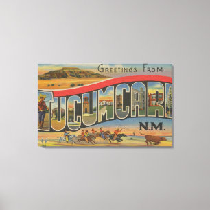 Impressão Em Tela Tucumcari, New mexico - grandes cenas da letra