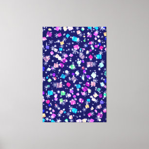 Impressão Em Tela Tudo o que quero é papel higiênico do Xmas