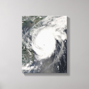 Impressão Em Tela Tufão Neoguri que aproxima China 2