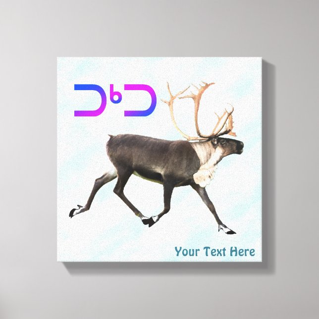 Impressão Em Tela Tuktu - Cariou na neve (Frente)