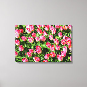 Impressão Em Tela Tulipas cor-de-rosa