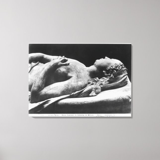 Impressão Em Tela Tumba de Catherine de Medici e Henri II (Frente)