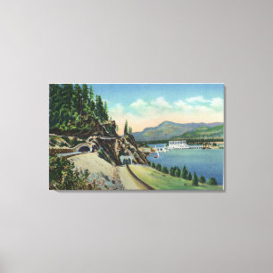 Impressão Em Tela Túneis rodoviários e ferroviários perto de Bonnevi