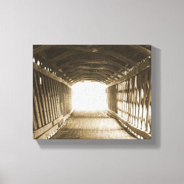 Impressão Em Tela Túnel da luz (Frente)