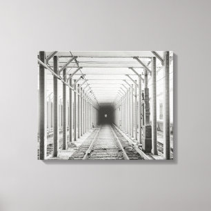 Impressão Em Tela Túnel de Metrô, 1904