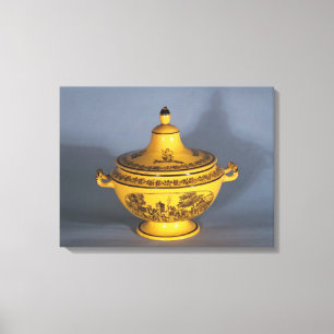 Impressão Em Tela Tureen com design preto do impressão, c.1820