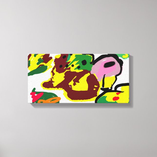 Impressão Em Tela Turkey paint  (Frente)