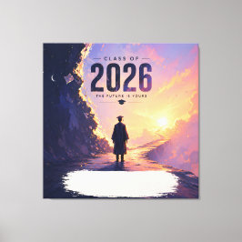 Impressão Em Tela Turma de 2026 Caminho Futuro Grad Design