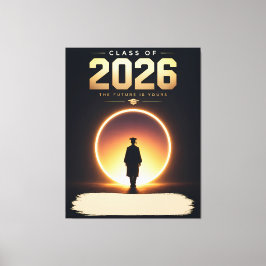 Impressão Em Tela Turma de 2026 O Futuro é Seu Nome Personalizado