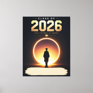 Impressão Em Tela Turma de 2026 O Futuro é Seu Nome Personalizado