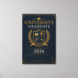 Impressão Em Tela Turma de Graduados da Universidade Personalizada d