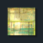 Impressão Em Tela Turquesa e pintura de Abstrato verde<br><div class="desc">Uma pintura abstrato de Jennifer Goldberger que utiliza tons de turquesa dourada e verde para criar um sentimento quente e familiar. Um bom passeio pela floresta durante a primavera ou verão produziria algumas dessas mesmas cores. Traga o dom da natureza para sua casa comprando esta peça!</div>