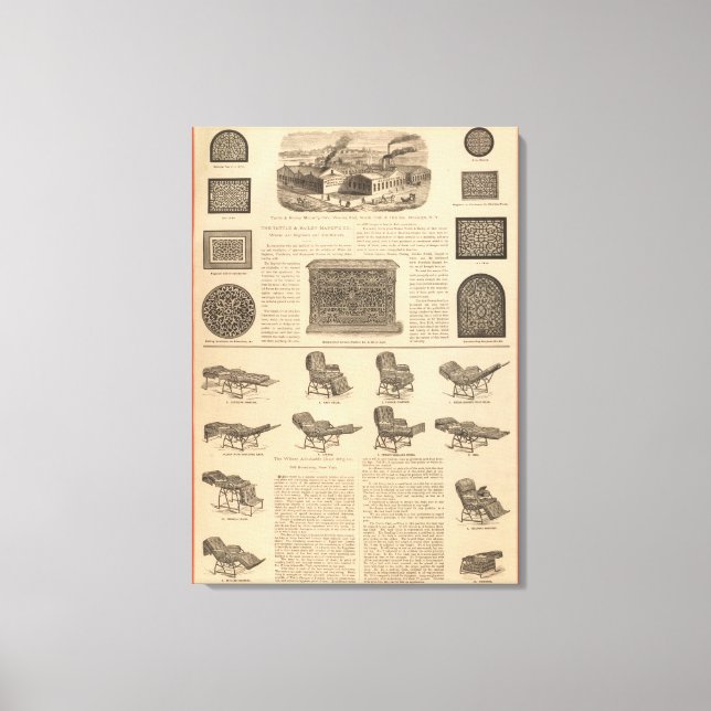 Impressão Em Tela Tuttle and Bailey Manufacturing Company (Frente)